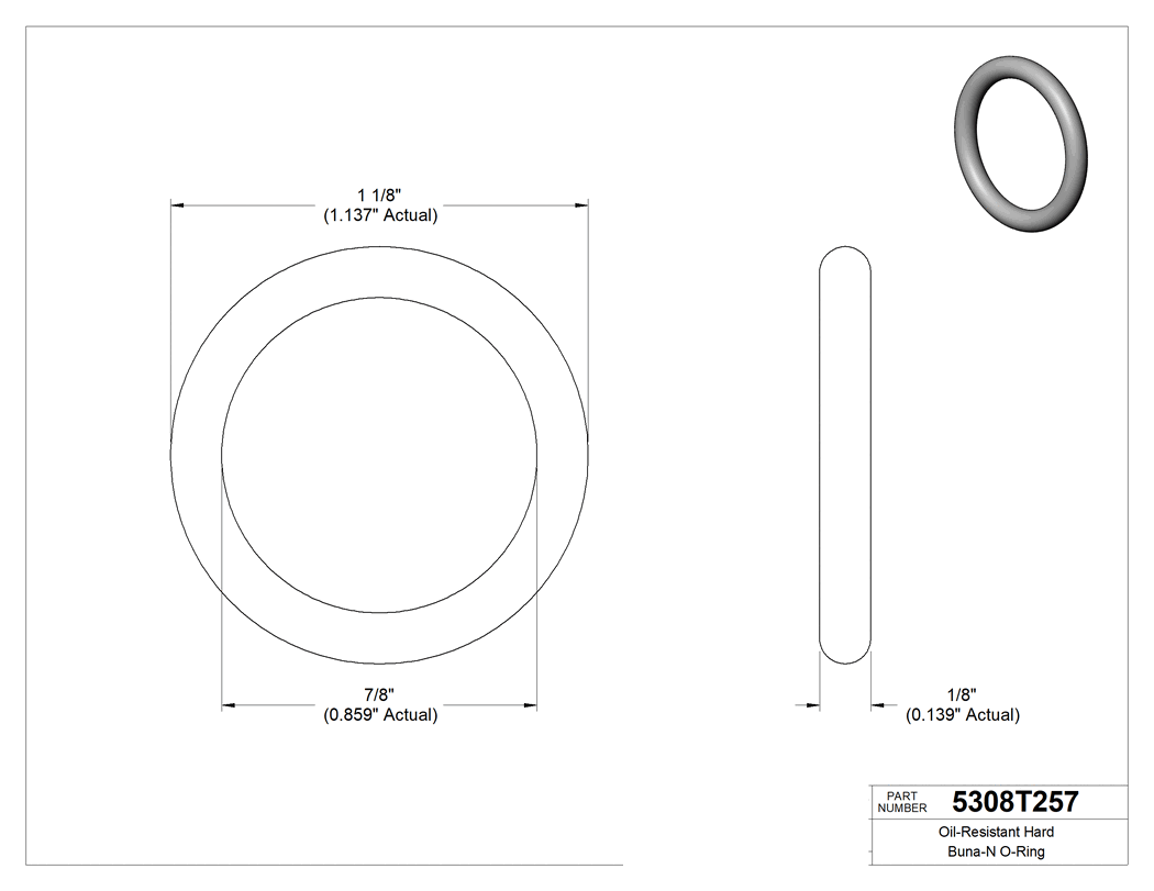 Technical drawing - 5308T257